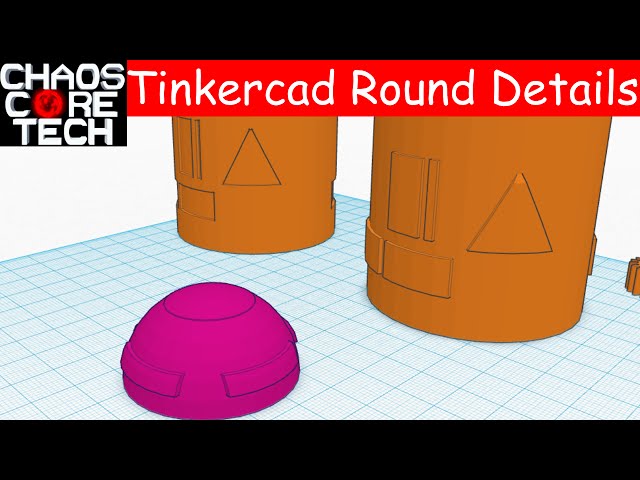 Video about Putting Details on Curved Objects in Tinkercad ...